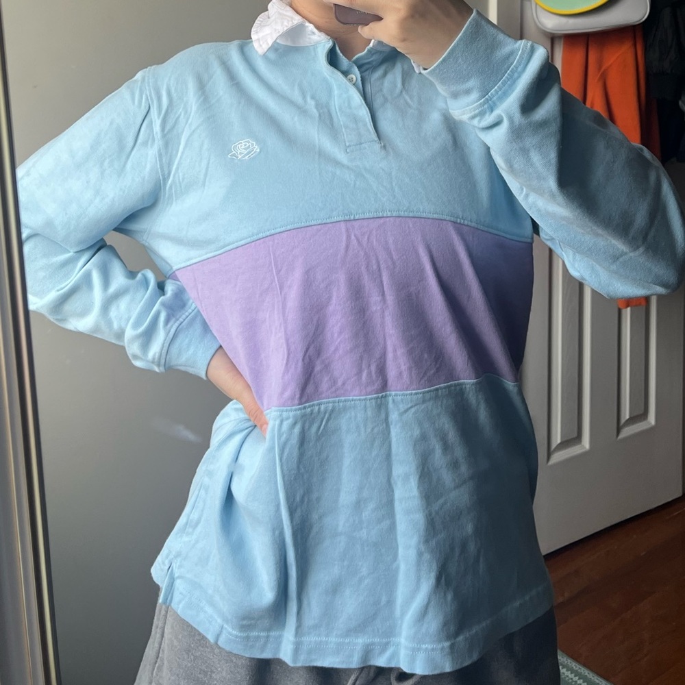 Blue/Purple collared shirt